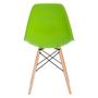 Imagem de Mesa Tampo De Vidro + 3 Cadeiras Eiffel Dsw Verde Claro