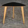 Imagem de Mesa Trion Triangular De 90CM Na Cor Preta