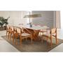 Mesa Zurick 2200 X 1100 com 8 Cadeiras Maia Premium - Mobilare Imagem de Mesa Zurick 2200 X 1100 com 8 Cadeiras Maia Premium