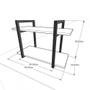 Imagem de Mesinha de cabeceira mesa de cabeceira mdf criador mudo mesa cabeceira criado mundo mesa de cabeceira mdf mesa de cabeceira preto