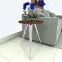 Imagem de Mesinha De Canto Redonda Para Sala Quarto C.M SF