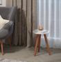 Imagem de Mesinha De Mdf Alta Qualidade Resistente Of White Tripé