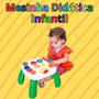 Imagem de Mesinha Infantil Com Atividades Didáticas Pedagógica Para Bebê Crianças Brinquedos Cotiplás