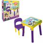 Imagem de Mesinha Mesa Infantil Plástico C/ Cadeira Mundo Bita Oferta