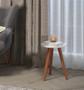 Imagem de Mesinha Para Ambientes Internos Retro De Mdf Resistente