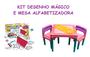 Imagem de Mesinha para Crianças Tritec Rosa com Desenho Mágico