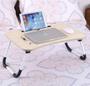 Imagem de Mesinha Portátil P/ Notebook Dobrável De Cama Com Porta Copo