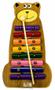 Imagem de Metalofone JOG Vibratom Urso P2236 com 8 Teclas Coloridas e Baqueta (Musicalização Infantil) 16423