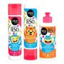 Imagem de Meu Lisinho Kids Shampoo + Condicionador + Creme para pentear Salon Line
