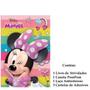 Imagem de Meu Livro das Emoções da Minnie Disney com Caneta e Adesivos