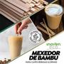 Imagem de Mexedor Bambu Inoven Cafe Bebidas 11 Cm 500 Unidades Kit 10