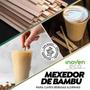 Imagem de Mexedor Bambu Inoven Cafe Bebidas 11 Cm 500 Unidades Kit 10