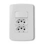 Imagem de MG B3 Conj 1 Int Simples 10A 250V + 2 Tom 2P+T 20A Branco 4x2