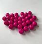 Imagem de Miçanga Bola Rosa Pink 8mm/ aprox.420peças - 100g