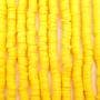 Imagem de Miçanga Passante 3 Fios Disco Fimo Amarelo 6mm 900pçs 42g