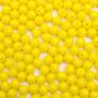 Imagem de Miçanga Passante Bola Lisa Plástico Amarelo 6mm 2000pçs 300g