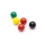 Imagem de Miçanga Passante Bola Lisa Plástico Colorido 6mm 100pçs 15g