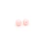 Imagem de Miçanga Passante Bola Lisa Plástico Rosa Bebê 6mm 2000pçs 300g