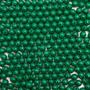 Imagem de Miçanga Passante Bola Lisa Plástico Verde Escuro 6mm 2000pçs 300g