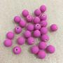 Imagem de Miçangas Emborrachada 8mm - Pink - 300 Unidades