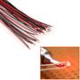 Imagem de Micro Led Vermelho Fio Litz Smd Com 2 Leds Lima Hobbies 1010103