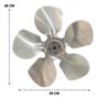 Imagem de Micro Motor Ventilador 1/40 Hélice Alumínio Freezer Balcão