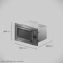 Imagem de Micro-ondas de Embutir Electrolux 34l Experience ME3BC