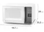 Micro-ondas Electrolux 23L Branco Efficient ME23B Imagem de Micro-ondas Electrolux 23L Branco Efficient ME23B