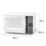 Micro-ondas Electrolux 23L Branco Efficient ME23B Imagem de Micro-ondas Electrolux 23L Branco Efficient ME23B