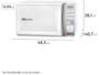 Imagem de Micro-ondas Electrolux 27L Branco com 55 receitas pré-programadas e Função Tira Odor (MB37R)