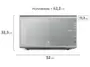 Imagem de Micro-ondas Electrolux 31L Cinza Espelhado Função Tira Odor