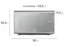 Micro-ondas Electrolux 31L Cinza Espelhado Função Tira Odor - MI41S Imagem de Micro-ondas Electrolux 31L Cinza Espelhado Função Tira Odor