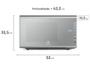 Imagem de Micro-ondas Electrolux 31L cor Inox Espelhado com Painel Integrado e Função Tira Odor (MI41S)