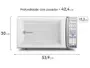 Imagem de Micro-ondas Electrolux 34L Função Tira Odor e Manter Aquecido Branco MEO44