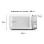 Imagem de Micro-ondas Electrolux de bancada Branco com Função Tira Odor e Manter Aquecido 34L MEO4