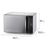 Imagem de Micro-ondas Electrolux Efficient 23 Litros de Capacidade Prata - ME23S