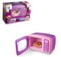 Imagem de Micro-ondas Infantil Brinquedo Cozinha + Pizza Zuca Toys