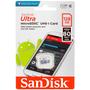 Imagem de Micro Sd Cartao Memoria Sandisk 128gb Ultra Classe 10