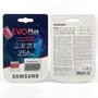 Imagem de Micro Sd Samsung Evo Plus 256gb 100mb/s