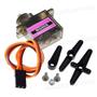 Imagem de Micro Servo Motor Mg90s Com Engrenagem em Metal 90º 180º