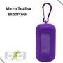 Imagem de Micro Toalha Esportiva Microfibra, compacta, secagem rápida