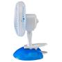 Imagem de Micro Ventilador de Mesa Pessoal Ventisol Mini 20 3 Pás 20cm 2 Velocidades Azul/Branco 220v
