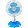 Imagem de Micro Ventilador de Mesa Pessoal Ventisol Mini 20 3 Pás 20cm 2 Velocidades Azul/Branco 220v