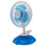 Imagem de Micro Ventilador de Mesa Pessoal Ventisol Mini 20 3 Pás 20cm 2 Velocidades Azul/Branco 220v