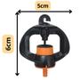 Imagem de Microaspersor Prático Resistente Gyronet 90L/H - 5 Unidades 