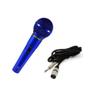 Imagem de Microfone Azul Com Fio Profissional P10 - LeSon + Caixa De Som Bluetooth Bomber Beatbox 1100