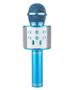 Imagem de Microfone Bluetooth Karaokê Sem Fio Recarregável Azul