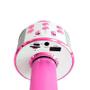 Imagem de Microfone Bluetooth Karaokê Sem Fio Rosa Pink Homologação: 26571106163