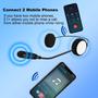 Imagem de Microfone Capacete Ejeas E1+ Fone De Ouvido Bluetooth 5.1 Moto Bateria 19hs Redução Ruído Assistente de Voz