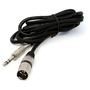 Imagem de Microfone Cardioide P10 XLR Custom Sound CSMS 835 Cabo 5M Preto
